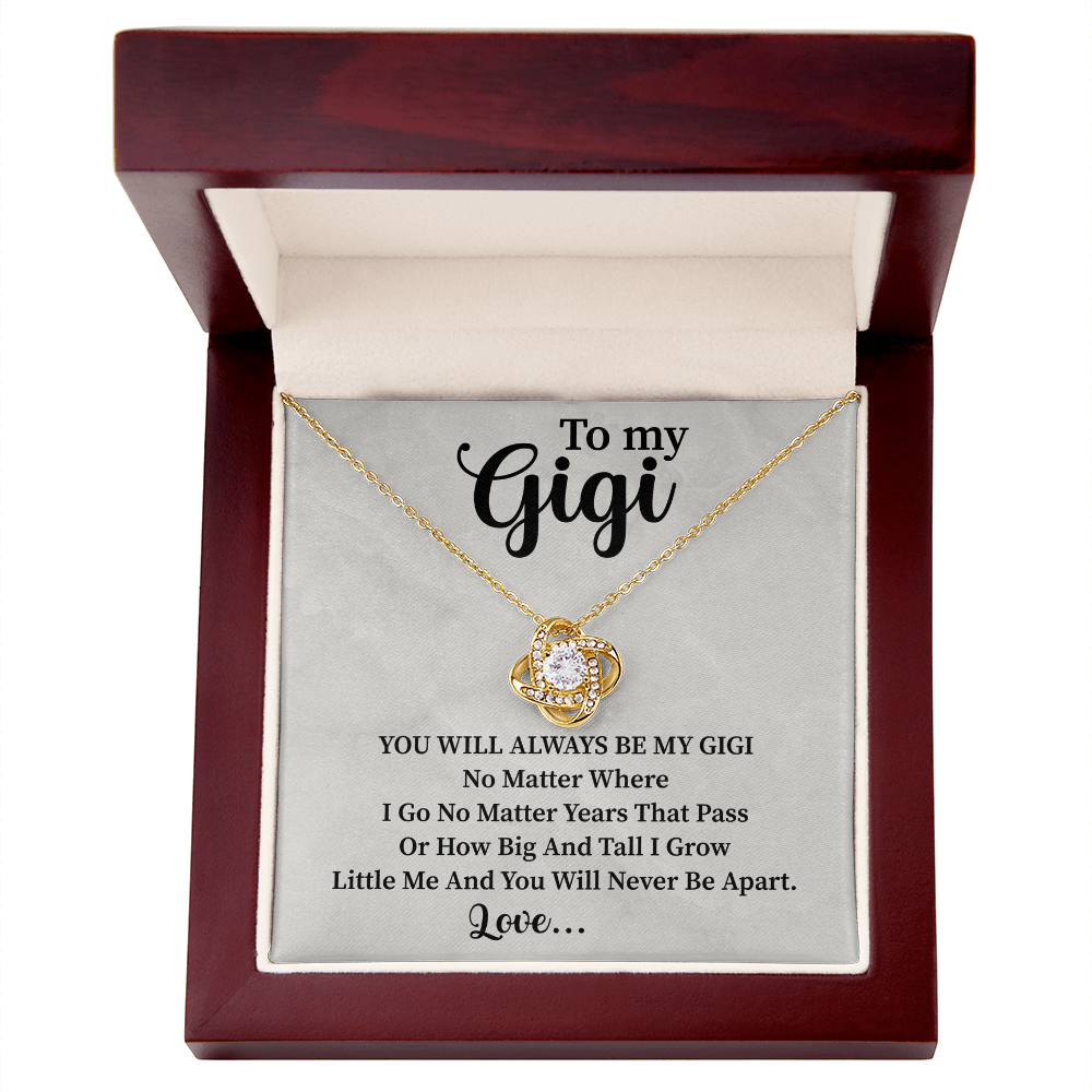 To my Gigi Love Knot Necklace - Beauty Belliss
